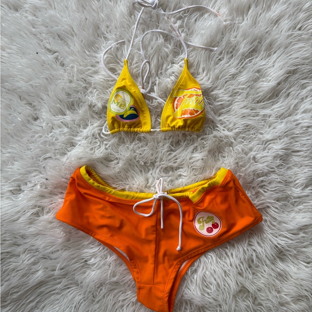 Jaded London Tutti Fruity Hot Pant Micro Kini